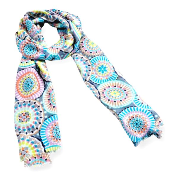 Vera Bradley Accessories - Vera Bradley Soft Fringe Scarf in Sunny Medallion
